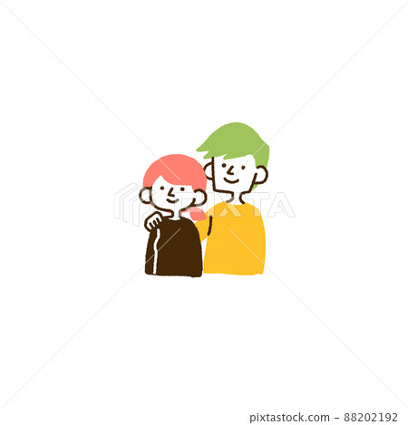 Illustration of couple 88202192