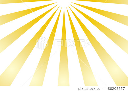 白色背景上的金色旭日形首飾 白色背景上的金色旭日形首飾 88202357