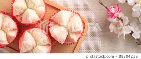 發糕 發粿 農曆新年 Fa gao steamed spongge cake スポンジケーキ 88204219