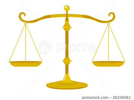 Illustration of a hanging balance 88206062