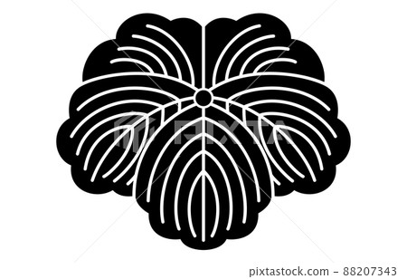 Japanese family crest ivy 88207343