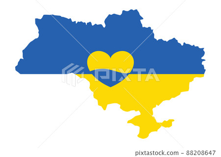 I love Russia. Heart shape national country flag icon Stock Vector