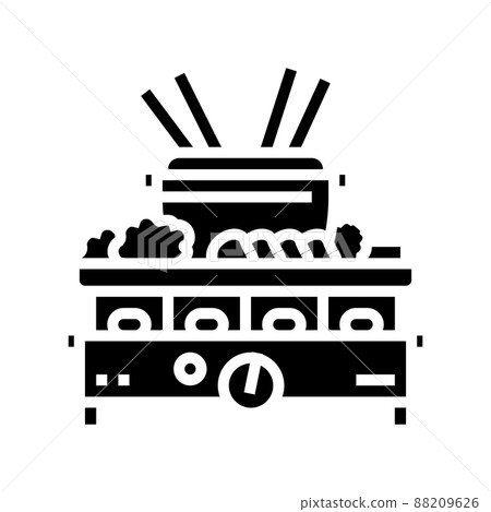 kit fondue glyph icon vector illustration kit fondue glyph icon vector illustration 88209626