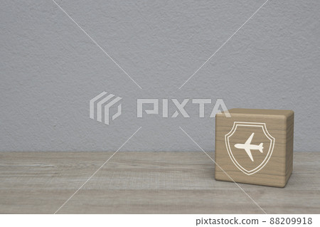 Business travel insurance and safety concept 88209918