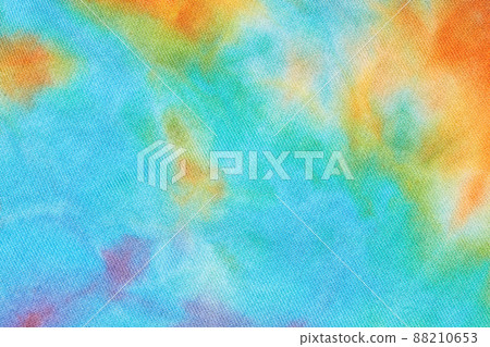 Abstract tie dye multicolor fabric cloth Boho pattern texture Abstract tie dye multicolor fabric cloth Boho pattern texture 88210653