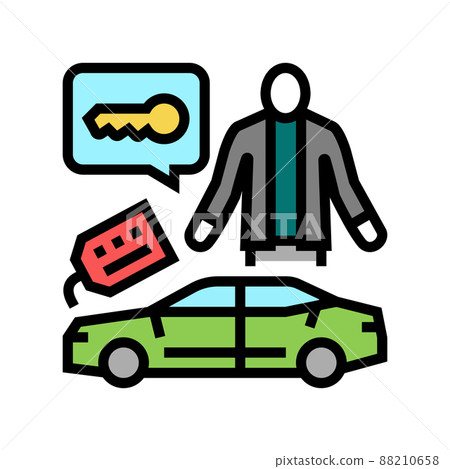 car detailing specialist color icon vector illustration car detailing specialist color icon vector illustration 88210658