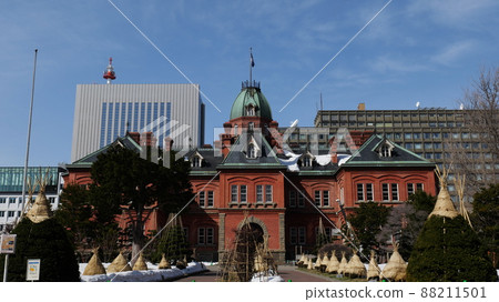 北海道札幌著名觀光景點 舊北海道政府辦公樓 北海道札幌著名觀光景點 舊北海道政府辦公樓 88211501