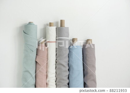 Different colors fabric linen rolls 88211933