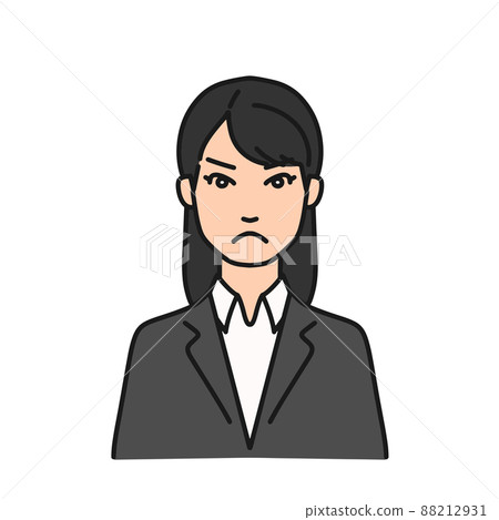Woman in angry suit 88212931