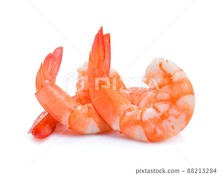 shrimps isolated on white background. shrimps isolated on white background. 88213284