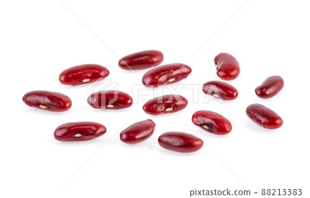 red beans isolated on the white background. red beans isolated on the white background. 88213383