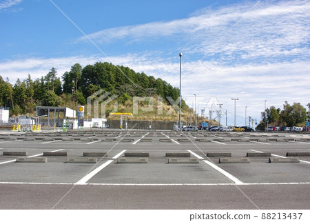 Parking lot at Mt. Fuji Shizuoka Airport 88213437