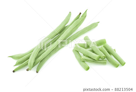 Green beans isolated on white background. 88213504