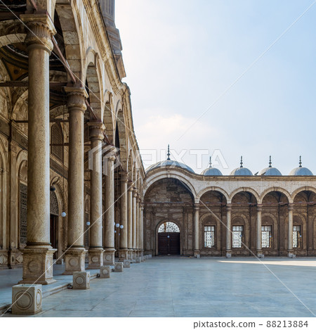 Passage at the courtyard of the Great Mosque of Muhammad Ali, Alabaster Mosque, Cairo Citadel, Egypt 88213884