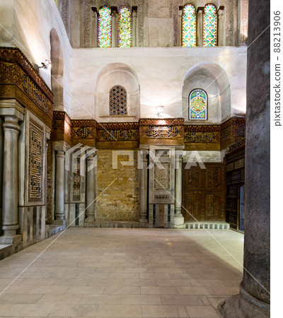 Interior of the Mausoleum of Sultan Qalawun, Old Cairo, Egypt Interior of the Mausoleum of Sultan Qalawun, Old Cairo, Egypt 88213906