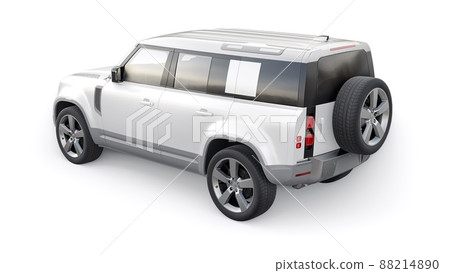 Expedition SUV for rural areas and outdoor activities. 3d render Expedition SUV for rural areas and outdoor activities. 3d render 88214890