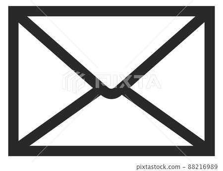 Mail line icon. Post symbol. Paper envelope sign Mail line icon. Post symbol. Paper envelope sign 88216989