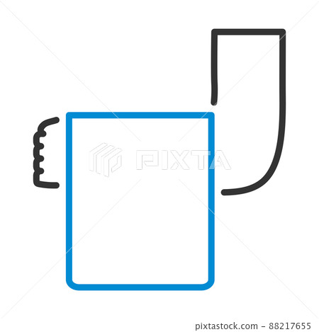 Icon Of Waiter Hand With Towel - Stock Illustration [88217655] - PIXTA