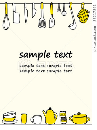 Hand-painted kitchen tool frame Hand-painted kitchen tool frame 88217861