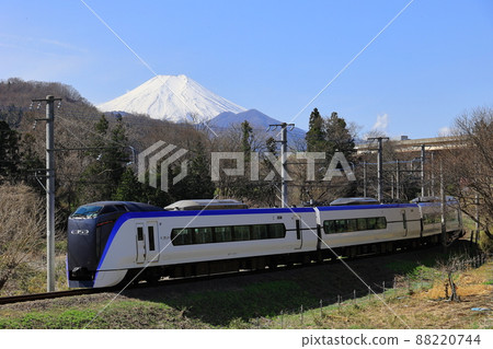 富士急線和富士山 富士急線和富士山 88220744