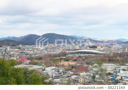 岡山縣岡山市從京山4北區看到的岡山市 岡山縣岡山市從京山4北區看到的岡山市 88221169