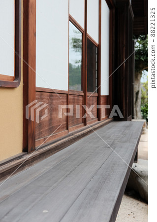 Edge side of an old private house Edge side of an old private house 88221325