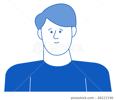 Young man avatar. User app profile picture 88221546