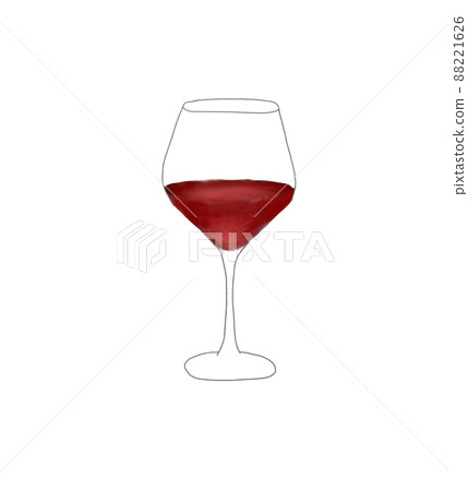 Medium red wine 88221626