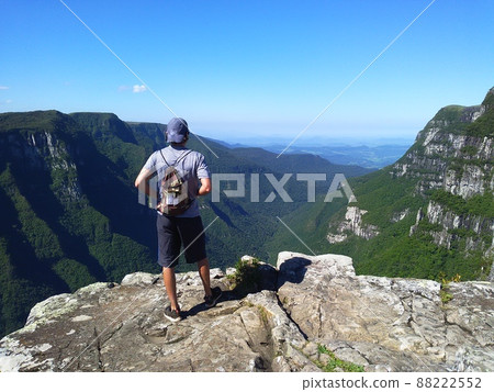 huge canyon valley on the south of Brazil. Rio Grande do Sul state 88222552
