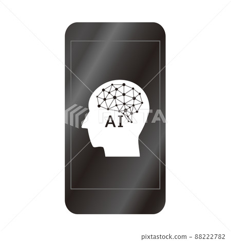 An image of a smartphone equipped with artificial intelligence (AI). An image of a smartphone equipped with artificial intelligence (AI). 88222782