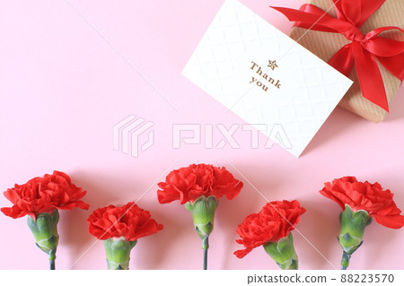 Carnations, message cards and gifts 88223570