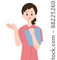有醫療記錄的牙科保健員的插圖 88225260