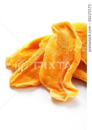 Dried fruit slices from organic ripe mango Dried fruit slices from organic ripe mango 88225573