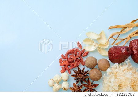 淡藍色背景藥材（左開） 88225798