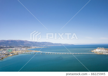 2022年3月，滋賀縣森山市木濱市琵琶湖大橋無人機拍攝 88225945
