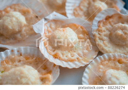 Tasty scallops food Tasty scallops food 88226274