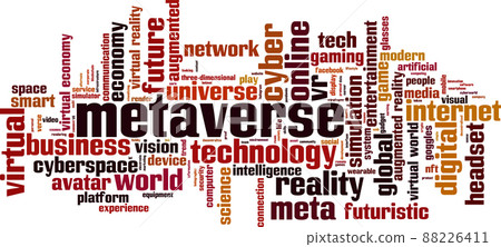 Metaverse word cloud - Stock Illustration [88226411] - PIXTA