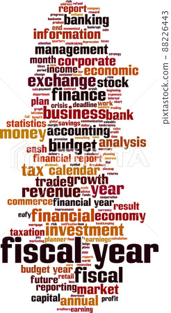 Fiscal year word cloud 88226443
