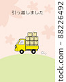 Moving postcard Moving with a light tiger 88226492