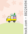 Moving postcard Moving with a light tiger 88226494