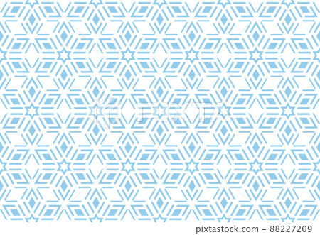 Abstract geometric pattern. A seamless vector background. White and blue ornament. Graphic modern pattern. Simple lattice graphic design 88227209