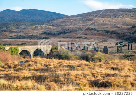 The Owencarrow Railway Viaduct by Creeslough in County Donegal - Ireland. 88227225