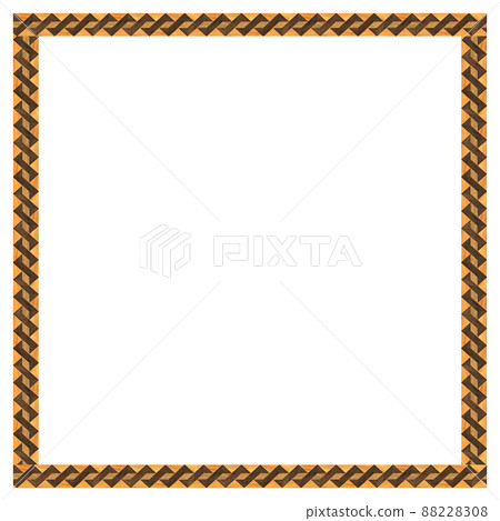 Wooden marquetry frame, wooden frame made of a combination of different woods 88228308