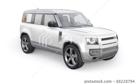 Expedition SUV for rural areas and outdoor activities. 3d render 88228794