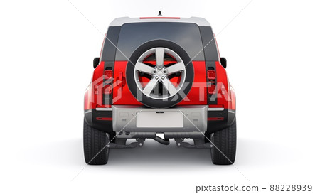 Expedition SUV for rural areas and outdoor activities. 3d render Expedition SUV for rural areas and outdoor activities. 3d render 88228939