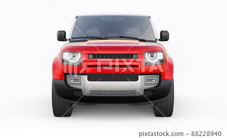 Expedition SUV for rural areas and outdoor activities. 3d render 88228940