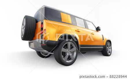 Expedition SUV for rural areas and outdoor activities. 3d render Expedition SUV for rural areas and outdoor activities. 3d render 88228944