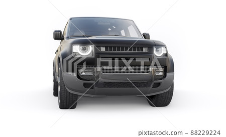 Expedition SUV for rural areas and outdoor activities. 3d render Expedition SUV for rural areas and outdoor activities. 3d render 88229224