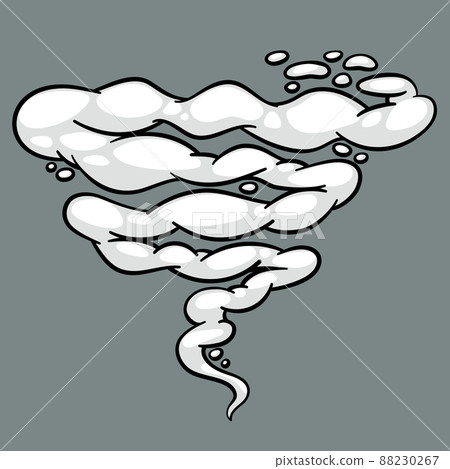 Comic cloud or smoke, cartoon vector motion effects, and explosions Comic cloud or smoke, cartoon vector motion effects, and explosions 88230267