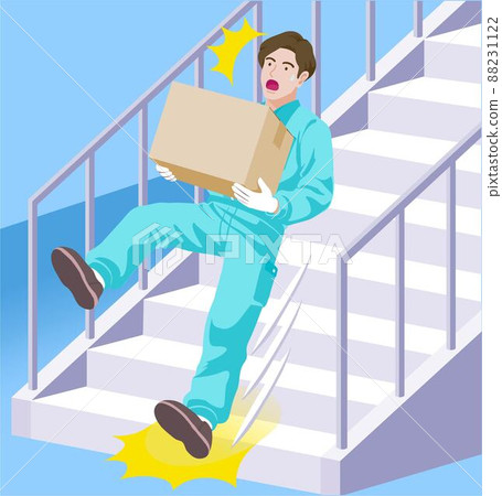 Hiyari 帽子男工跌倒事故跌倒事故從樓梯上掉下來顏色掉在樓梯上 Hiyari 帽子男工跌倒事故跌倒事故從樓梯上掉下來顏色掉在樓梯上 88231122